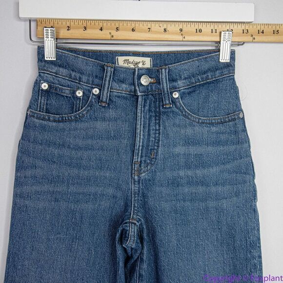 NEW Madewell The Petite Perfect Vintage Wide-Leg Jean in Leifland Wash, 23P‎ - Picture 5 of 15